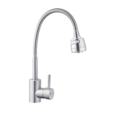 Змішувач для кухні з гнучким виливом Agua Acero - INOX035-2 CV023291 фото