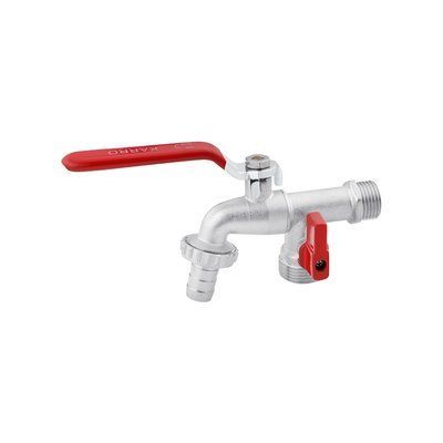 Кран для поливу на 2 виходи Karro "Garden" 1/2"x3/4" PN40 KR-12014 CV010824 фото