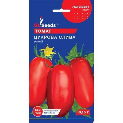 Насіння Томат Цукрова слива GL Seeds 0.15г (For Hobby647) 4823096906539 фото