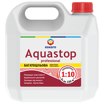 Ґрунтовка AQUASTOP-PROF концентрат 1:10, 0.5л (37605) 37608 фото
