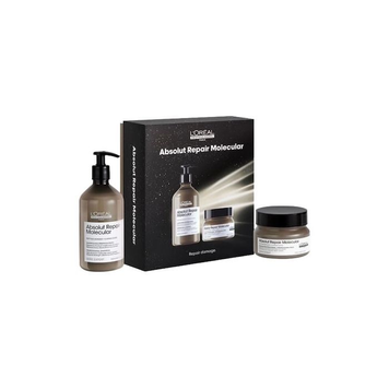 Шампунь для волосся L&rsquo;Or&eacute;al Professionnel Absolut Repair Molecular & Professional Kit, 500 мл BS-884486544476 фото