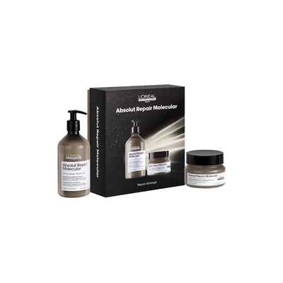Шампунь для волосся L&rsquo;Or&eacute;al Professionnel Absolut Repair Molecular & Professional Kit, 500 мл BS-884486544476 фото