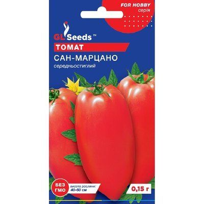 Семена Томат Сан Марцано GL Seeds 0.15г (For Hobby645) 4823096906515 фото