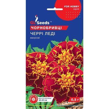 Семена Бархатцы Черри леди низкие GL Seeds 0.5г (For Hobby943) 4823096907796 фото