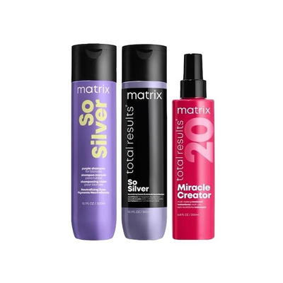 Шампунь для волосся Matrix So Silver Purple & & Miracle Creator U/B Trio, 299 мл BS-884486468710 фото