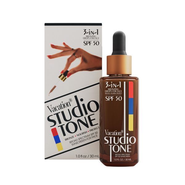 Солнцезащитный крем Vacation Studio Tone SPF 50 Bronzing Drops for Face, 30 мл КОСМ02253 фото