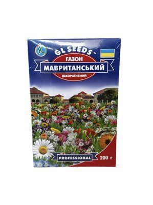 Насіння Газон Мавританський квітуча суміш GL Seeds 200г (коробка302) 4823096912066 фото