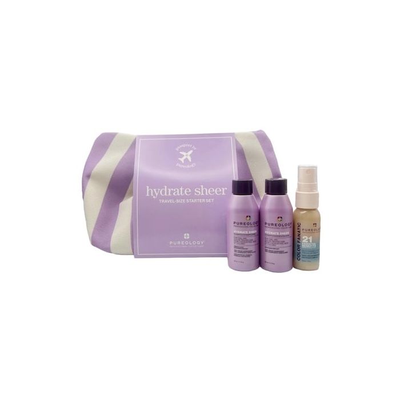 Засіб для волосся Pureology Hydrate Sheer Travel Size Starter Set W/ Striped Reuseable Bag BS-884486541888 фото