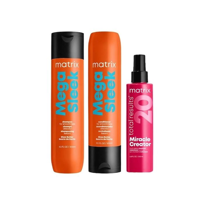 Шампунь для волосся Matrix Mega Sleek , & Total Results Miracle Creator U/B Trio, 299 мл BS-884486468673 фото