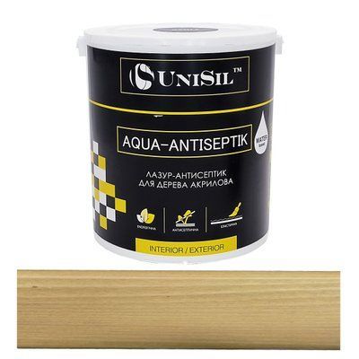Лазур антисептик для дерева Aqua-Antiseptik Unisil дуб 0.75л LAU075dub фото