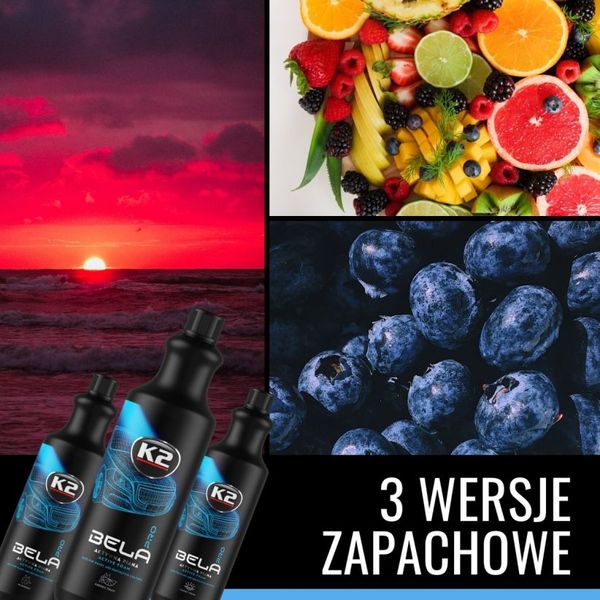 Активна піна для миття кузова K2 Bela Pro SUNSET FRESH "Свіжий захід сонця" 1 л K20534 фото