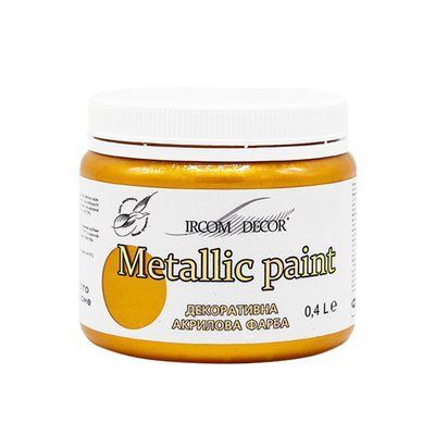 Постачальник: Місто: Київ Ircom Decor Metallic paint IР-191, перлина, 0.4 л 1729161002 фото