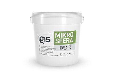 Дрібнозерниста шпаклівка IGIS MIKROSFERA, 17л 1832749606 фото
