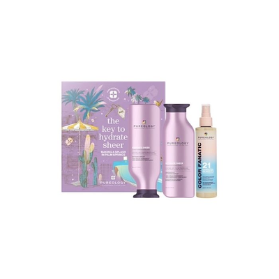 Шампунь для волосся Pureology Hydrate Sheer , & Color Fanatic Trio Boxed BS-884486531186 фото
