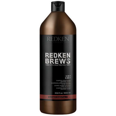 Шампунь для догляду волосся Redken Brews 3-IN-1 BS-884486340733PI фото