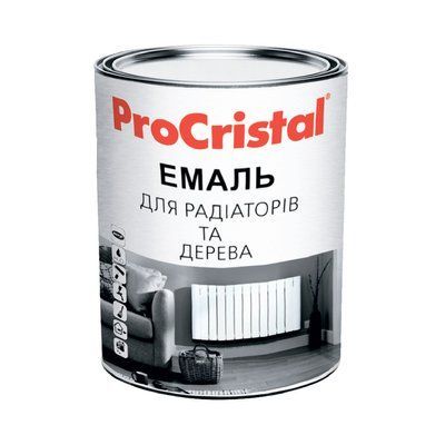 Емаль акрилова ProCristal Емаль IР-116, Біла, Матова, 2.5 л 1738215012 фото
