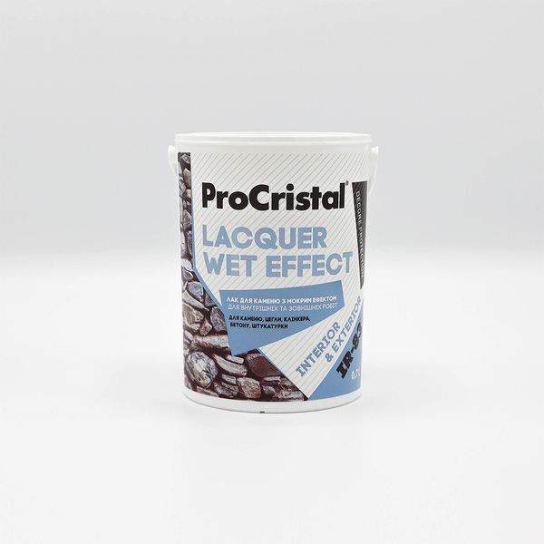 Лак для каменю мокрий ефект ProCristal Lacquer Wet Effect IР-83 2.5 л 1723956446 фото