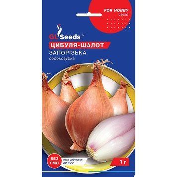 Насіння Цибуля ріпчаста Шалот Запорізька GL Seeds 1г (For Hobby1358) 4823096901794 фото