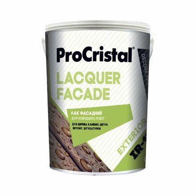 Лак фасадний ProCristal Lacquer Facade IР-15 3 л 1724453952 фото