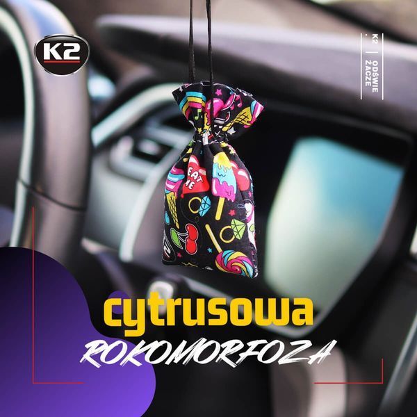 Ароматизатор для салону авто Roko Fun грейпфрут 25 г K20321 фото