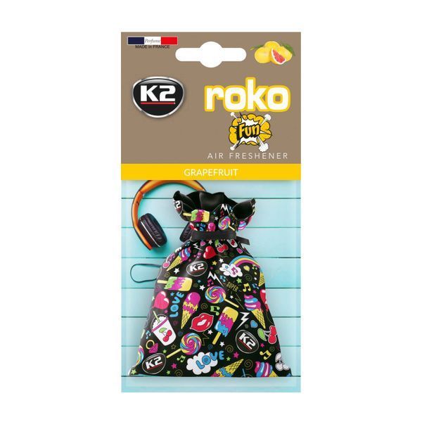 Ароматизатор для салону авто Roko Fun грейпфрут 25 г K20321 фото