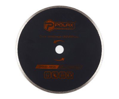 Диск алмазний універсальний Polax 230х5х2.6x22.23,25% (54-133) 539372993 фото