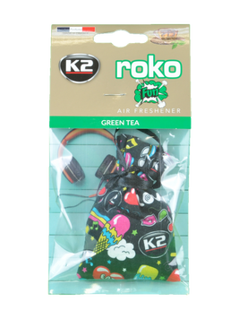 Ароматизатор для салону авто Roko Fun зелений чай 25 г K20316 фото