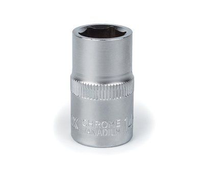 Головка торцева автомобільна шестигранна 14 мм, 1/2", Polax (25-087) 25-087 фото