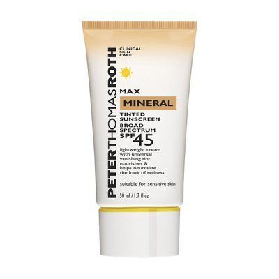 Солнцезащитный крем Peter Thomas Roth Max Mineral Tinted Sunscreen Broad Spectrum SPF 45, 50 мл КОСМ02361 фото