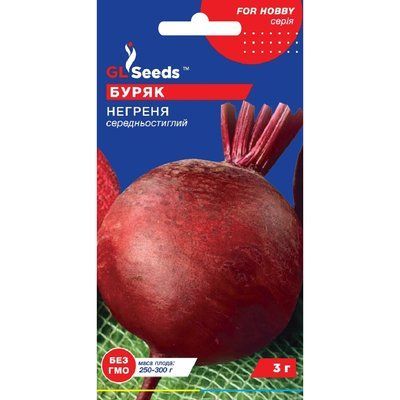 Насіння Буряк Негреня GL Seeds 3г (For Hobby241) 4823096904702 фото