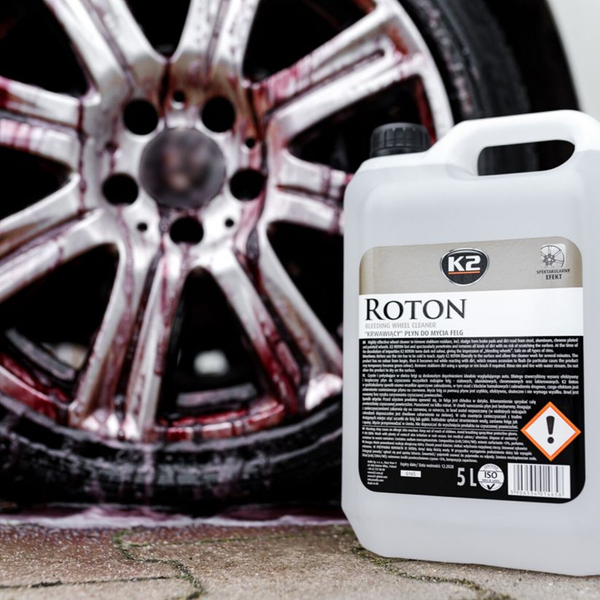 Засіб для миття та очищення дисків та ковпаків автомобіля Roton Bleeding Wheel Cleaner 5 л K20629 фото