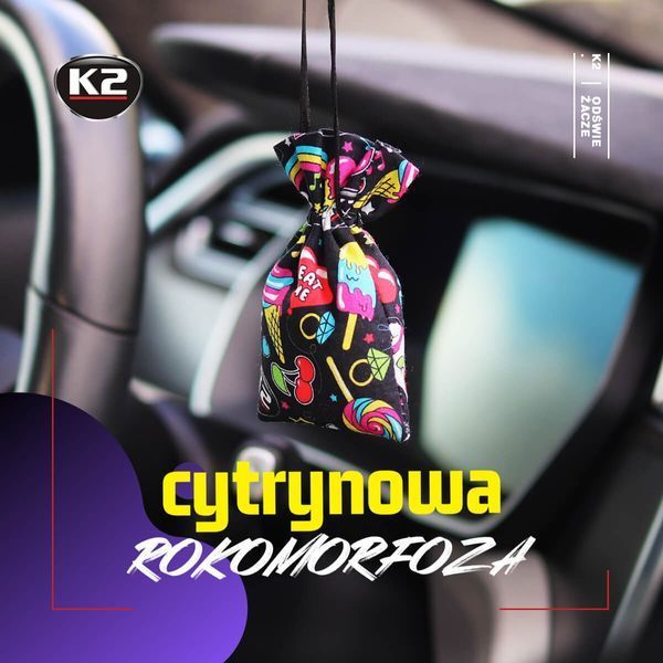 Ароматизатор для салону авто Roko Fun лимон 25 г K20326 фото