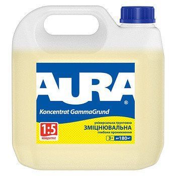 Укрепляющая грунтовка AURA Koncentrat GammaGrund концентрат 1:5, 10л 38369 фото