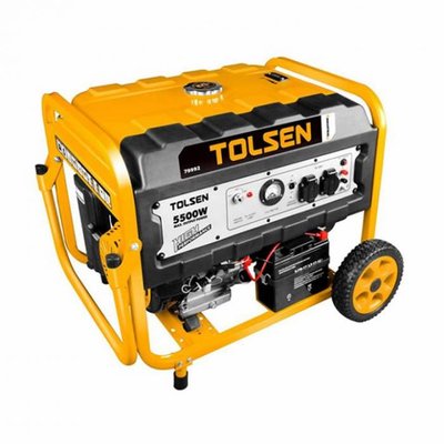 Електрогенераторна установка бензинова Tolsen 5500W 79992 фото