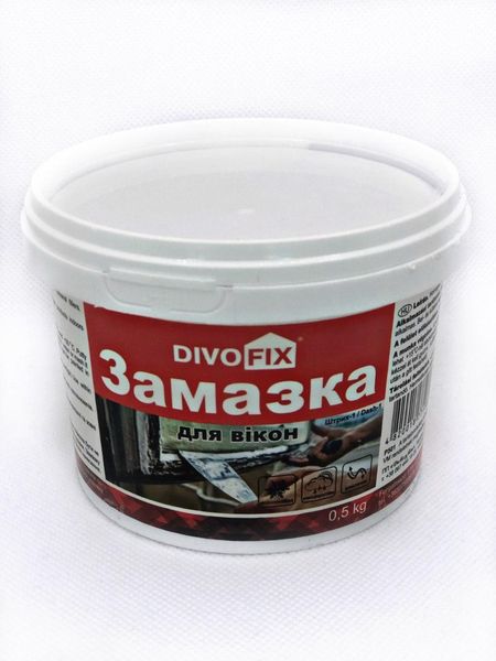 Замазка для окон «Штрих - 1» 0.5кг (1670187373) 1670187373 фото