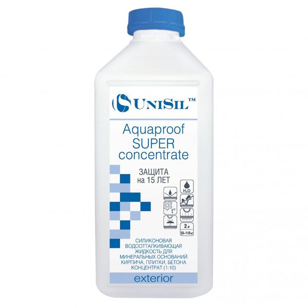 Гідрофобізатор концентрат 1:10 Aquaproof Superconcentrate, 2 л (1391435896) 1391435896 фото