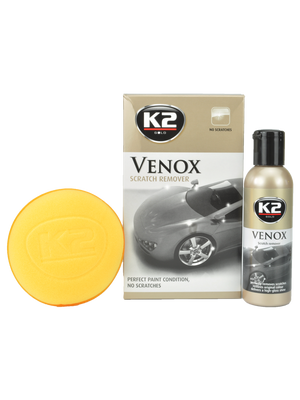 Поліроль для кузова Venox 180 г молочко з губкою K20205 фото