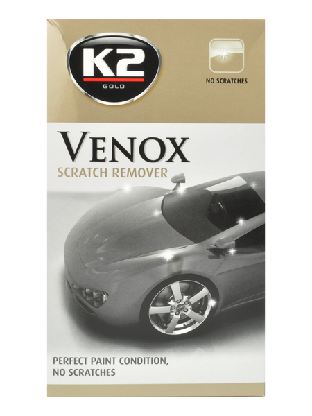 Поліроль для кузова Venox 180 г молочко з губкою K20205 фото