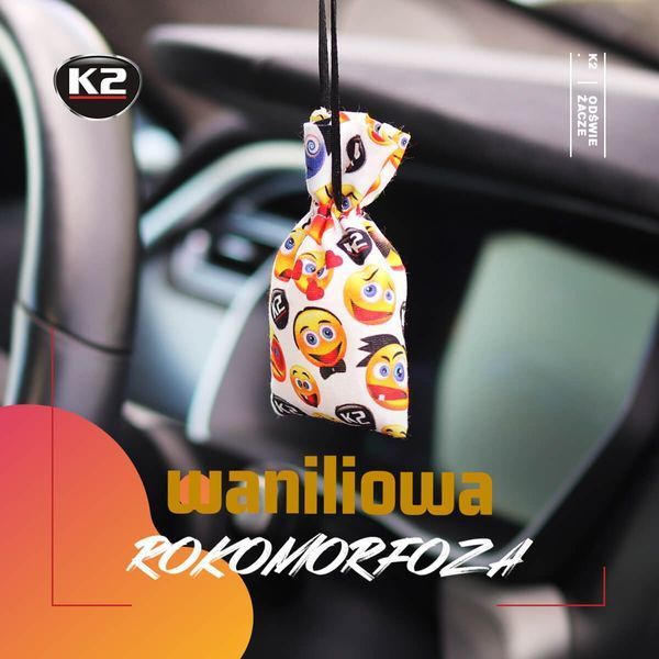 Ароматизатор для салону авто Roko Happy ваніль 25 г K20332 фото