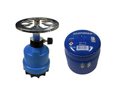 Пальник газовий Gaspower 1400Вт, 1400&deg;С та газовий картридж з пробивним з'єднанням, 190г (32-0544) 32-0544 фото