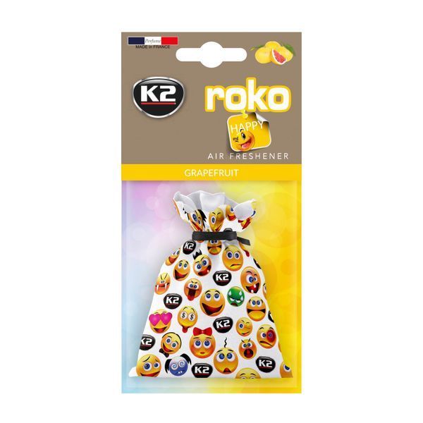 Ароматизатор для салону авто Roko Happy грейпфрут 25 г K20322 фото