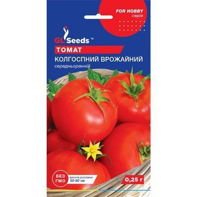 Семена Томат Колхозный урожайный GL Seeds 0.25г (For Hobby575) 4823096905754 фото