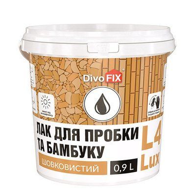 Лак для пробки та бамбуку "Шовковистий" 0,9 л (1849013514) 1849013514 фото