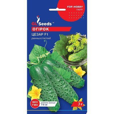 Семена Огурец гибрид Цезарь F1 GL Seeds 3г (Professional85) 4823096915609 фото
