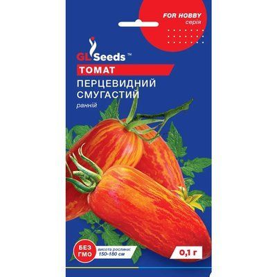 Семена Томат Перцевидный полосатый GL Seeds 0.1г (For Hobby2513) 4823096916699 фото