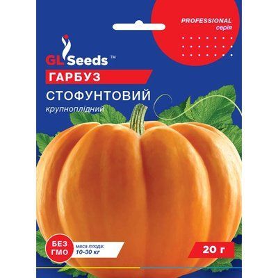 Насіння Гарбуз Стофунтовий GL Seeds 20г (Professional162) 4823096911830 фото