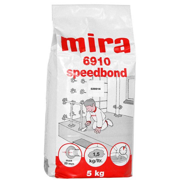 Швидкотвердіючий монтажний цемент Mira 6910 speedbond, 5кг 1855785278 фото