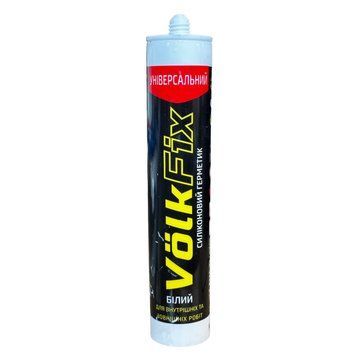 Універсальний силіконовий герметик VolkFix Прозорий 290мл 1892098639 фото