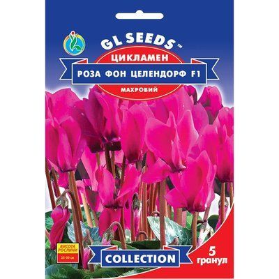 Насіння Цикламен F1 Роза фон Целлендорф GL Seeds 5шт (collection1337) 4823096913353 фото