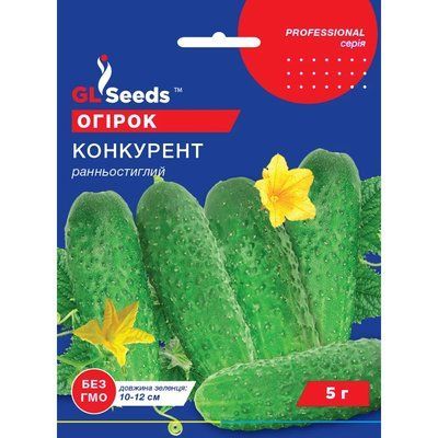 Насіння Огірок сортовий Конкурент GL Seeds 5г (Professional54) 4823096910895 фото
